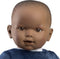 Llorens babypop Zareb donker met kleding en speen 42 cm