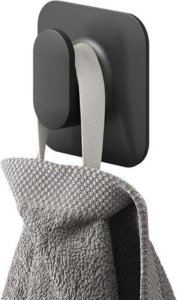 Tiger Carv - Handdoekhaak medium - Zelfklevend met 3M tape - Zwart