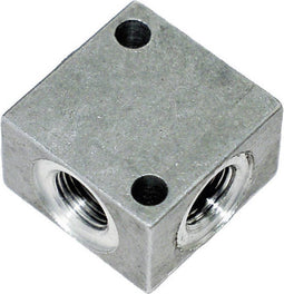 ICH 60403 Verdeelblok alu. G1/4 (vierkant 4-voud) l=40