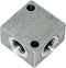 ICH 60403 Verdeelblok alu. G1/4 (vierkant 4-voud) l=40