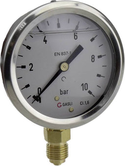 ICH Manometer 63R-1.MGE Aansluiting (manometer): Onderkant -1 tot 0 bar Schroefdraad (buiten) 1/4 1 stuk(s)