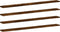 vidaXL - Wandschappen - 4 - st - 100x10x1,5 - cm - bewerkt - hout - gerookt - eikenkleur