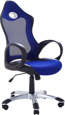 iCHAIR - Bureaustoel - Blauw - Polyester