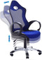 iCHAIR - Bureaustoel - Blauw - Polyester