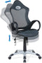 iCHAIR - Bureaustoel - Zwart/Grijs - Polyester