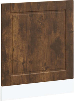 vidaXL - Vaatwaspaneel - Porto - 60x1,5x67 - cm - bewerkt - hout - gerookt - eiken