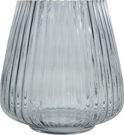 Point-Virgule - Vaas - Glas - Blauw - Ø 17.7cm H 18cm