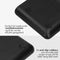 iMoshion 3 in 1 Draadloze Oplader - Opvouwbare Wireless Charger 15 W - Geschikt voor Smartphones en Earbuds met Draadloze Oplaadfunctie - Alleen geschikt voor Apple Watch - Zwart