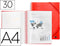 Liderpapel EC10, Project folder, A4, Rood, Elastische band, 310 mm, 245 mm