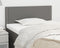 vidaXL - Hoofdbord - 100x5x78/88 - cm - stof - donkergrijs