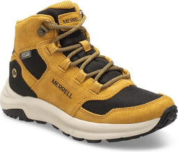 Merrell Ontario 85 - Waterproof Wandelschoenen Kids - M-Select Grip - Goudgeel/Zwart