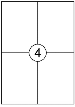 Quantore - Etiket 105x148mm 60st | 20 stuks