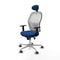Jorquera Piqueras y Crespo 1D086G1 - Bureaustoel met hoofdsteun - Verstelbare hoogte - Blauw