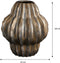 Mica Decorations Altea Vaas - Keramiek - H28 x Ø25 cm - Brons