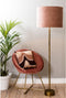Light & Living Cilinder Lampenkap Gemstone - Oudroze - Ø50x38cm - voor Tafellampen, Staande lamp, Hanglampen