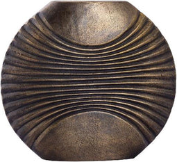 PTMD Bloempot Fiyero - 42x8x38 cm - Aluminium - Messing