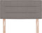 vidaXL - Hoofdbord - Met - Lijnen - Taupe - 100 - cm - Stof