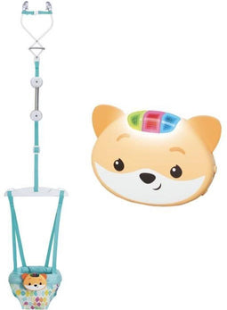 Infantino 303117 - Deurjumper - 2 in 1 Fox - Geluiden en lichtjes