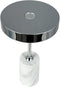 Dyberg Larsen Starlight - Oplaadbare tafellamp - 3 helderheidsniveaus - Chroom/Wit marmer