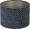 Light & Living Cilinder Lampenkap Maze - Blauw - Ø40x30cm - voor Tafellampen, Staande lamp, Hanglampen