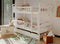 IGNAS - Stapelbed - 90x200 cm - te splitsen tot 2 bedden - wit