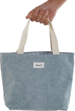 Tas Versa Corduroy Blauw 9 x 22 x 23 cm