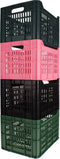 AMIGO Fietskrat 30 Liter - Kunststof - Roze