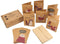 Partizzle® 36x Kraft Luxe Kerstkaarten - Duurzame Wenskaarten - 10x15 cm (36 stuks)