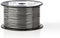 Nedis Microfoonkabel - 2 x 0.12 mm² - Koper - 100.0 m - Rond - PVC - Donkergrijs - Rol