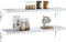 vidaXL - Plankdragers - 4 - st - 30x2,5x15,5 - cm - roestvrijstaal - zilverkleurig
