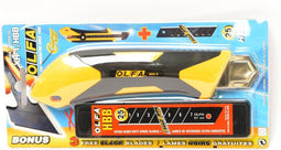 OLFA XH-1/HBB - Afbreekmes - Ergonomische houder met automatische vergrendeling - Inclusief 3 extra HBB-mesjes (3 stuks)