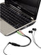 Hama Jack Adapter, 4 pins, 3.5mm jack socket naar 2 x 3.5mm jack plug