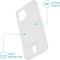 iMoshion Hoesje Geschikt voor iPhone 12 Pro / 12 Hoesje Met Pasjeshouder - iMoshion Softcase Backcover met pashouder - Transparant
