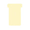 Quantore - T-kaart djois formaat 2 48mm beige 100st | 5 stuks