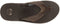 Reef Leather Fanning - Heren Slippers - Maat 37,5 - Bruin