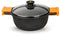 Kookpot met Glazen Deksel BRA A270332 8,3 L Ø 32 cm Zwart Metaal Aluminium Gegoten aluminium