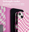 iMoshion Hoesje Geschikt voor iPhone 14 Hoesje Met Pasjeshouder - iMoshion Design Bookcase smartphone - Roze / Retro Pink