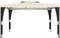 vidaXL - Prieel - met - dubbel - dak - 3,98x2,98 - m - staal - crèmekleurig