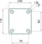 Zwenkwiel met rem 200x50 mm - Polyurethaan wiel - 480 KG - Transport wiel