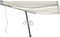 vidaXL - Luifel - handmatig - uittrekbaar - met - LED - 450x350 - cm - crèmekleurig
