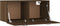 vidaXL - Wandkast - 80x35x36,5 - cm - bewerkt - hout - bruineikenkleurig