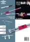 Umbro Pull-Up Bar - Optrekstang - Max.100 KG - Verstelbaar 62 tot 100 CM - Wand en Deurpost Montage 62-85 CM - Foam Handgrepen