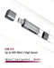 ICY BOX Externe geheugenkaartlezer USB-C, USB 3.2 Gen 1 (USB 3.0), Micro-USB 2.0 Antraciet