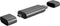 ICY BOX Externe geheugenkaartlezer USB-C, USB 3.2 Gen 1 (USB 3.0), Micro-USB 2.0 Antraciet