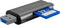 ICY BOX Externe geheugenkaartlezer USB-C, USB 3.2 Gen 1 (USB 3.0), Micro-USB 2.0 Antraciet