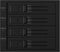 ICY BOX IB-564SSK, Backplane, 4x 3,5 SAS/SATA (I/II/III) HDD in 3x 5,25 Einschübe, Hot 3.5 inch HDD-inbouwframe