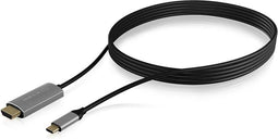Icy Box IB-CB020-C Adapter Straight Usb 3.1 Type C - Hdmi Male Zwart