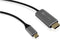 Icy Box IB-CB020-C Adapter Straight Usb 3.1 Type C - Hdmi Male Zwart