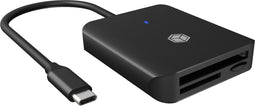 ICY BOX IB-CR403-C3 geheugenkaartlezer USB 3.2 Gen 1 (3.1 Gen 1) Type-C Zwart