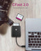 ICY BOX IB-CR403-C3 geheugenkaartlezer USB 3.2 Gen 1 (3.1 Gen 1) Type-C Zwart
